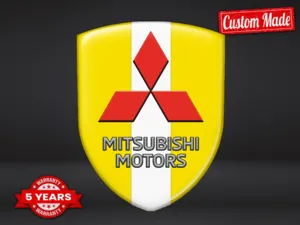 Mitsubishi Decalcomanie Cofano Auto Max Resistenti Pro Chic